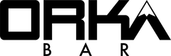 Black 'Orka Bar' logo on a white background